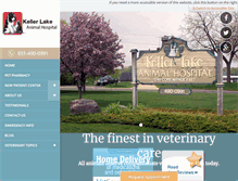 Tablet Screenshot of kellerlake.com